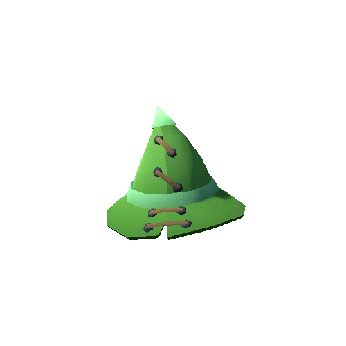 Wizard Hat 03 Green